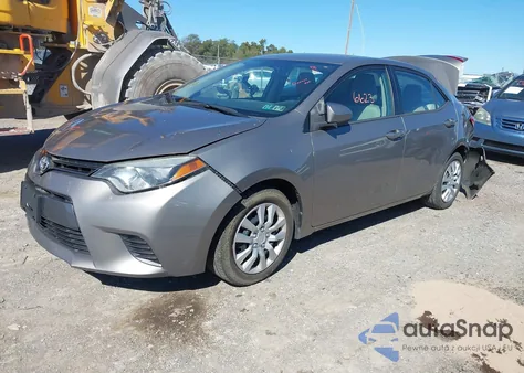 2015 Toyota Corolla Le from USA, damaged, VIN 2T1BURHE4FC349677